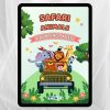 Safari Animals Coloring Book – Животните на сафари: Работни листове за оцветяване, Творчество и релакс, Деца 3+, Дигитален PDF формат за разпечатване А4