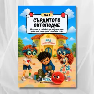 Код 8: Сърдитото октоподче – История за това как да победим яда, докато се учим да се справяме сами, 28 стр, А5, Поредица: Код детска градина