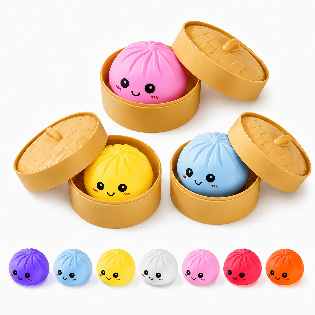 Мистериозно Squishy Dumpling – сет 3 бр